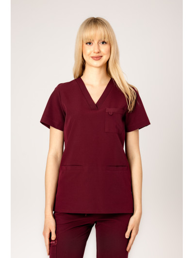 118 - Bluza medyczna EVE - Bordo