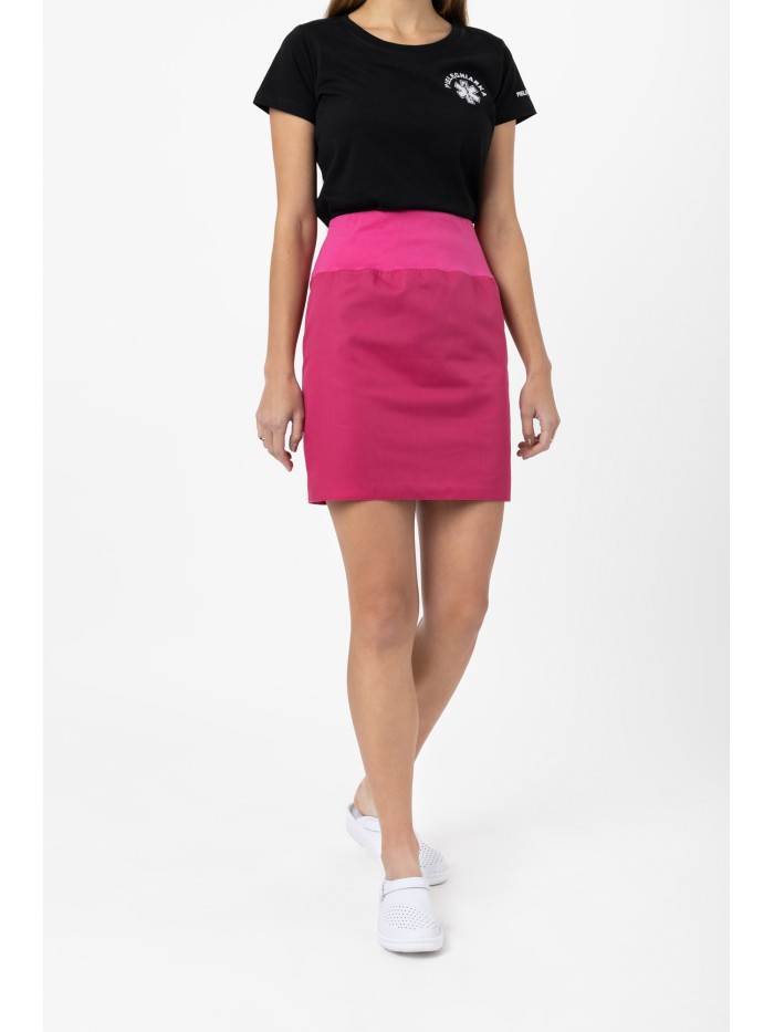 Skirt with knit